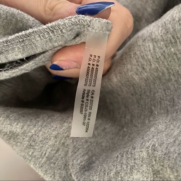 ARITZIA TNA Low Cut Long Sleeve Bodysuit Top In Light Grey ~ Size M Medium - Picture 7 of 7